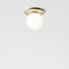 Liila 1 Medium Opal Nordic Gold Wall Ceiling