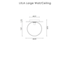 Diagram - Liila 1 Large Wall-Ceiling