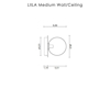 Diagram - Liila 1 Medium Wall-Ceiling