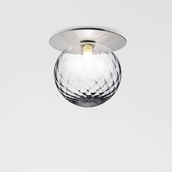 Liila 1 Large Wall-Ceiling Silver Clear