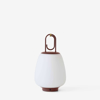 Lucca Portable Lamp - Maroon brass