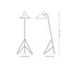 Diagram - Tripod Floor Lamp