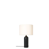 Gravity Table Lamp - Large - White shade - Blackened Steel