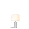 Gravity Table Lamp - Large - White shade - White Marble