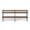 BM0253-4 Shelving System - Walnut