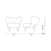 Diagram - Little Petra Lounge Chair