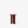 Tung Side Table JA3 - Burgundy Red