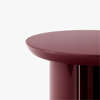 Tung Side Table JA3 - Burgundy Red