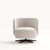 Miki Lounge Chair - Swivel 360 Base