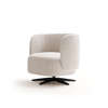 Miki Lounge Chair - Swivel 360 Base