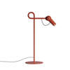 Bird Table Lamp-brick red