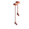 Bird Ceiling Lamp-brick red