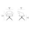 Jermain Chair swivel base