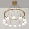 Drape Circle 12 Chandelier