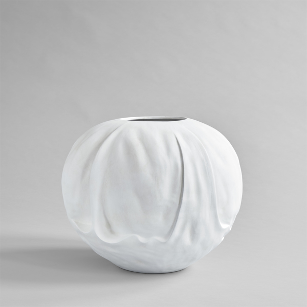 Orimono Vase big bone white