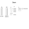 Stem Shelf Unit - Shelf Diagram