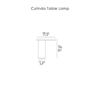 Diagram - Cylinda Table Lamp