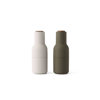 MENU Salt and Pepper Grinders Small Set of 2 - Hunt Green / Beige - Beech Lid