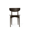 Herman Dining Chair - Wood Frame - Dark Brown Beech